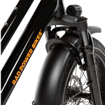 Lock mount mounted on a RadWagon 5 electric cargo bike.