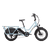 Right side view of a Metallic Blue RadWagon 5 electric cargo bike