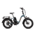 Right side view of a RadExpand 5 Plus electric folding bike in slate blue