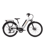 Right side view of a Radster Road electric commuter bike, size regular in lunar white