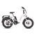 Side view of a white RadExpand 5 electric folding bike