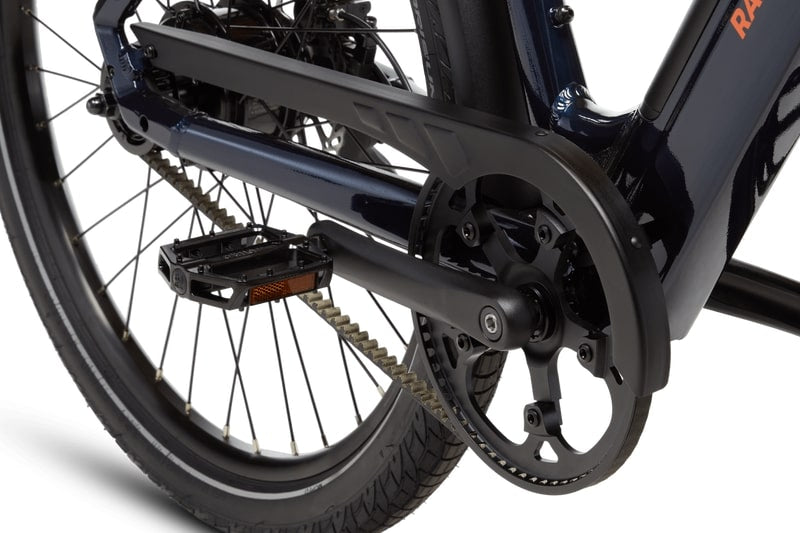 Right-side view of RadKick Belt Drive in Midnight Bleu