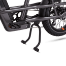 Double-footed center mount kickstand, shown installed on a RadRunner 3 Plus electric bike