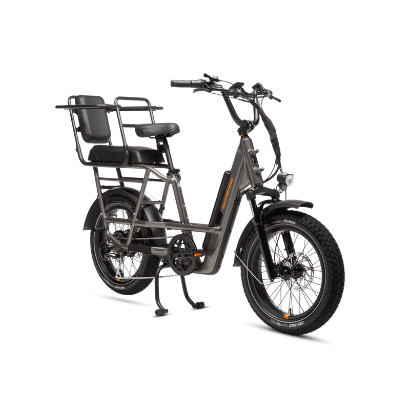 RadRunner Caboose and Passenger Package installed on a RadRunner 3 Plus electric utility bike