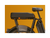 Black passenger seat on a black electric cargo bike. 
