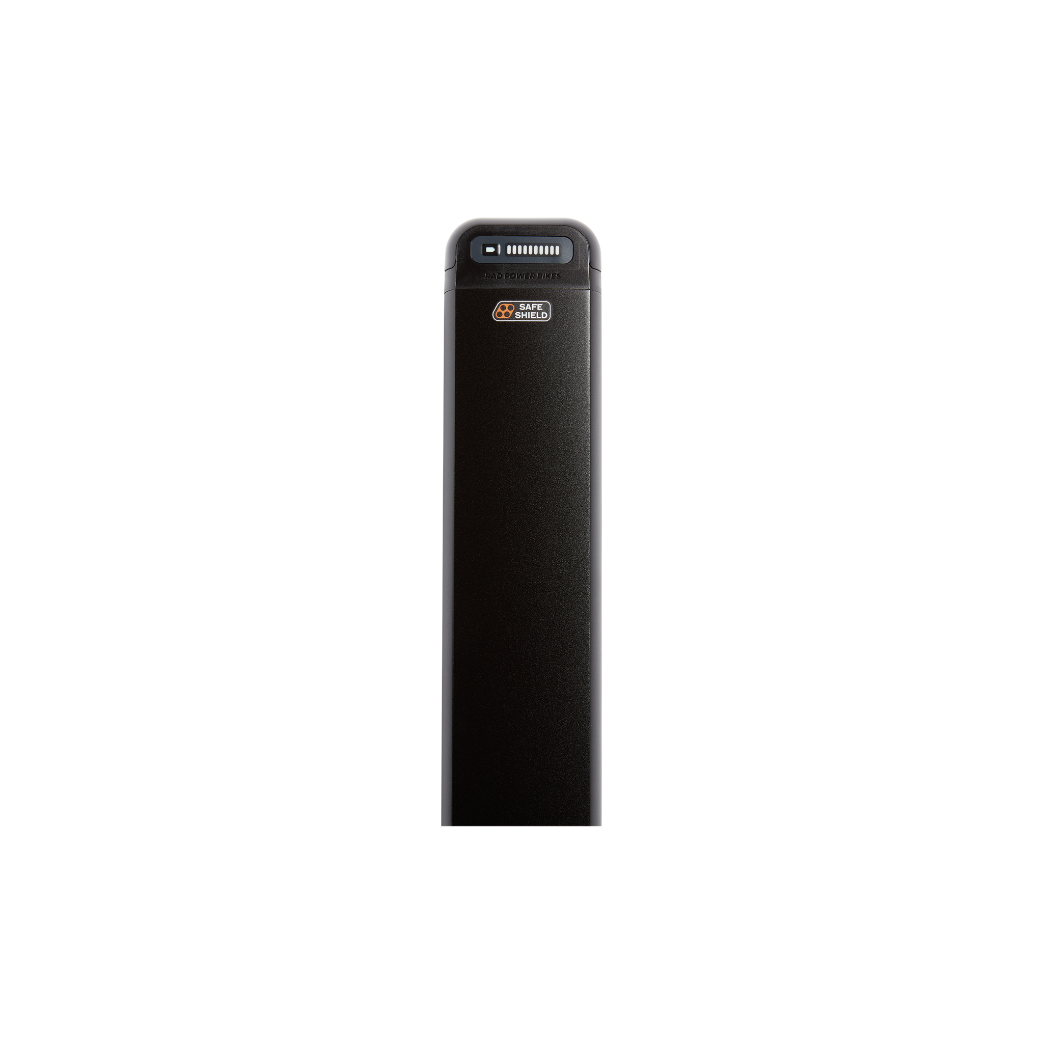 Rad's Safe Shield Advanced Semi-Integrated Battery, close up of the charge level indicator