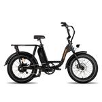 A pair of RadRunner Fenders installed on an ebike. 