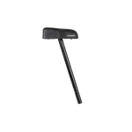 A side view of the plush RadRunner Comfort Saddle in black color