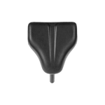 A top view of the plush RadRunner Comfort Saddle in black color