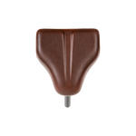 A top view of the plush RadRunner Comfort Saddle in espresso color