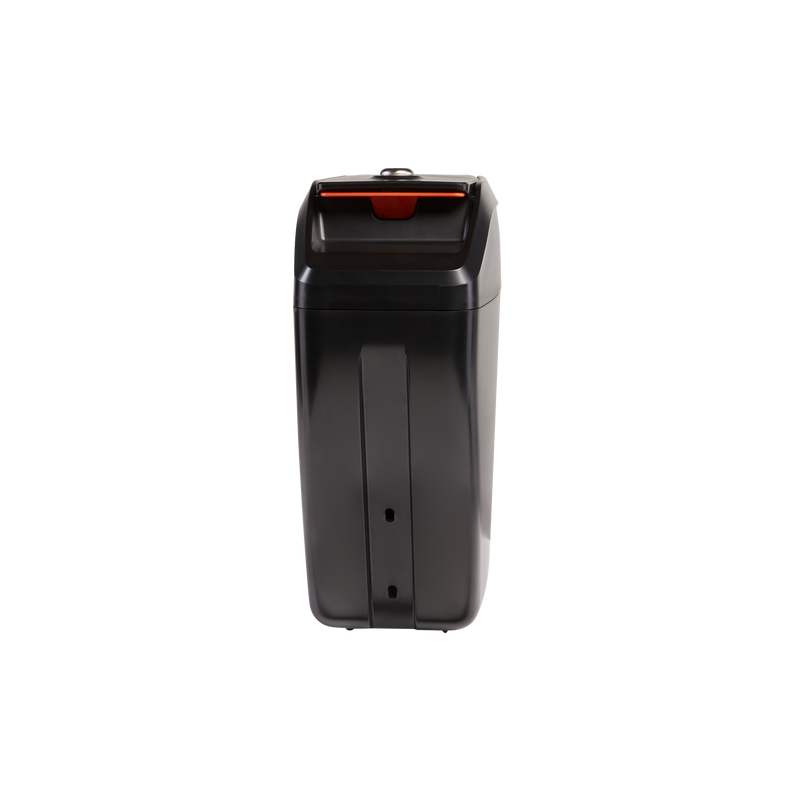 Rear view of RadRunner 3 Console showing the mounting points where it attaches to the electric bike.