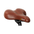 Close up of a bront bike seat mounted on a seatpost (not included)