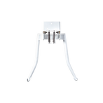 Detail view of a white RadWagon kickstand