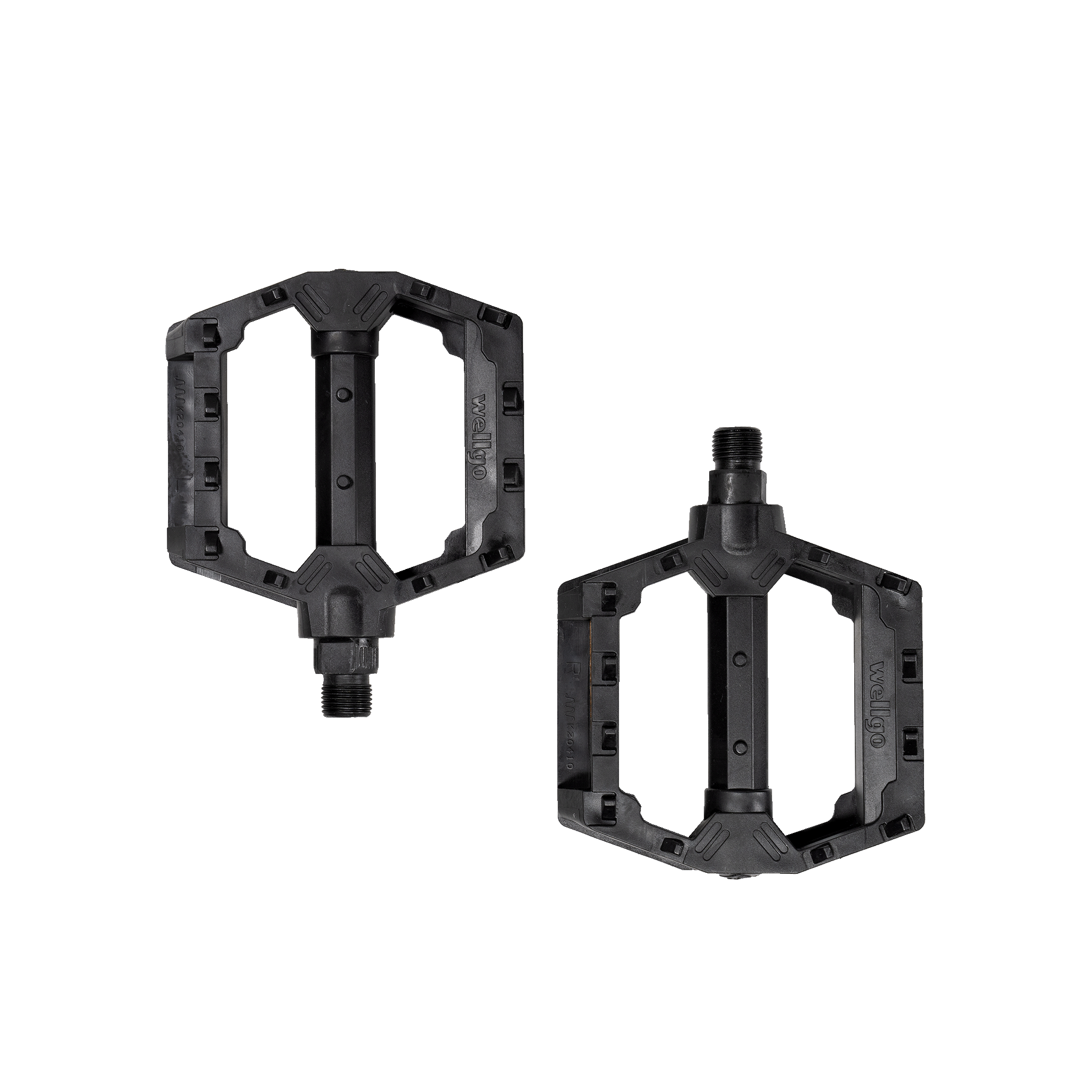 Black replacement pedals, set of two