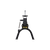Detail view of a black RadRunner kickstand