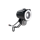 Close up view of a standard Rad ebike headlight.